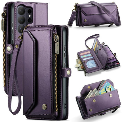 CaseMe C36 Card Slots Zipper Wallet RFID Anti-theft Leather Phone Case, For Samsung Galaxy A37 5G, For Samsung Galaxy S25 FE 5G, For Samsung Galaxy A17 4G, For Samsung Galaxy Z Fold7