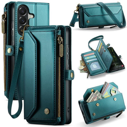CaseMe C36 Card Slots Zipper Wallet RFID Anti-theft Leather Phone Case, For Samsung Galaxy A37 5G, For Samsung Galaxy S25 FE 5G, For Samsung Galaxy A17 4G, For Samsung Galaxy Z Fold7