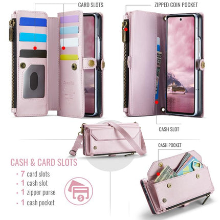 CaseMe C36 Card Slots Zipper Wallet RFID Anti-theft Leather Phone Case, For Samsung Galaxy S26+ 5G, For Samsung Galaxy S26 Ultra 5G, For Samsung Galaxy S26 5G, For Samsung Galaxy A57 5G