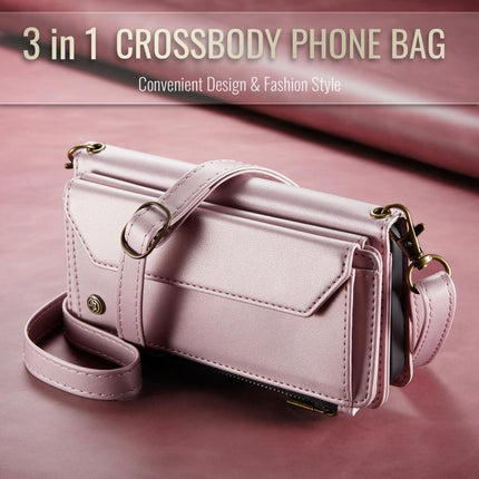 CaseMe C36 Card Slots Zipper Wallet RFID Anti-theft Leather Phone Case, For Samsung Galaxy S26+ 5G, For Samsung Galaxy S26 Ultra 5G, For Samsung Galaxy S26 5G, For Samsung Galaxy A57 5G