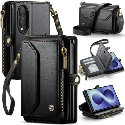 CaseMe C36 Card Slots Zipper Wallet RFID Anti-theft Leather Phone Case, For Samsung Galaxy S26+ 5G, For Samsung Galaxy S26 Ultra 5G, For Samsung Galaxy S26 5G, For Samsung Galaxy A57 5G