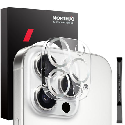 NORTHJO Camera Lens Protector CD Veins 3D Tempered Glass Film, For iPhone 16 Pro / 16 Pro Max, For iPhone 16 / 16 Plus