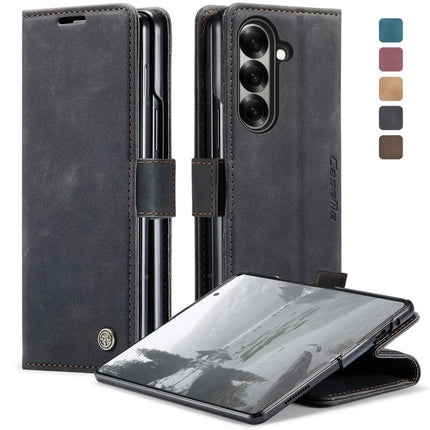 CaseMe 013 Multifunctional Horizontal Flip Leather Phone Case, For Galaxy Z Fold7, For Galaxy S25 Edge 5G, For Galaxy A56 5G, For Galaxy A26 5G
