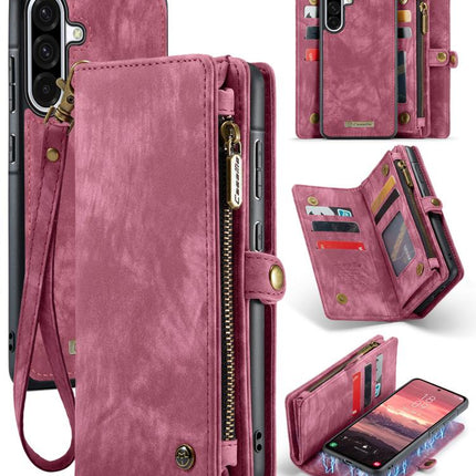 CaseMe 008 Detachable Multifunctional Leather Phone Case, For Samsung Galaxy A36 5G, For Samsung Galaxy S25 5G, For Samsung Galaxy S25+ 5G, For Samsung Galaxy S25 Ultra 5G
