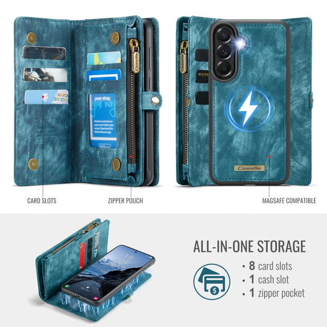 CaseMe 008 Detachable Multifunctional Leather Phone Case, For Samsung Galaxy A37 5G, For Samsung Galaxy Z Fold7, For Samsung Galaxy S25 Edge 5G, For Samsung Galaxy A56 5G