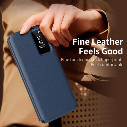 Smart View Window Leather Phone Case with Card Slot, For Samsung Galaxy A16 5G, For Samsung Galaxy S24 FE 5G, For Samsung Galaxy Z Fold6 5G, For Samsung Galaxy A55