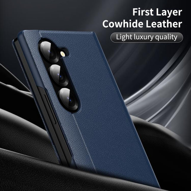 Smart View Window Leather Phone Case with Card Slot, For Samsung Galaxy Z Fold5 5G, For Samsung Galaxy S23 Ultra 5G, For Samsung Galaxy S23+ 5G, For Samsung Galaxy S23 5G