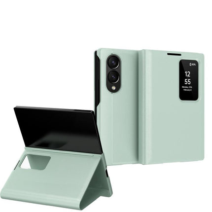 Smart View Window Leather Phone Case with Card Slot, For Samsung Galaxy Z TriFold, For Samsung Galaxy S26 Ultra 5G, For Samsung Galaxy A57 5G, For Samsung Galaxy A37 5G