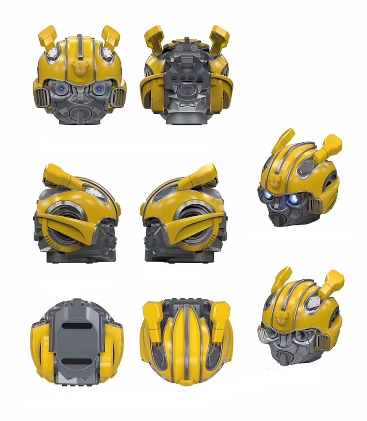 5.0 Bluetooth Speaker, Bumblebee Cartoon Speaker, Support TF, FM Function, Metal Material