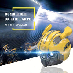 5.0 Bluetooth Speaker, Bumblebee Cartoon Speaker, Support TF, FM Function, Metal Material