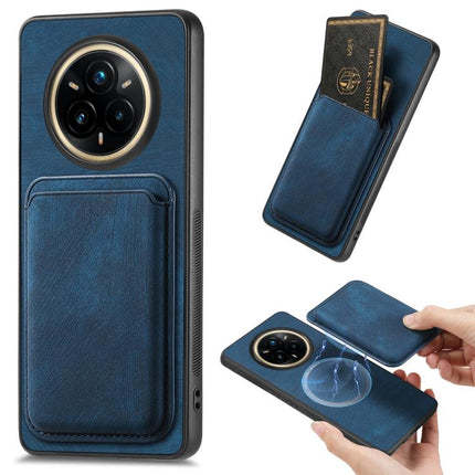 Retro Leather Card Bag Magnetic Phone Case, For Realme 14 Pro+, For Realme 14 Pro, For Realme Neo7