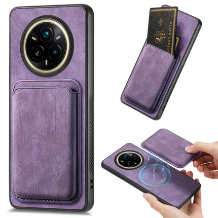 Retro Leather Card Bag Magnetic Phone Case, For Realme 14 Pro+, For Realme 14 Pro, For Realme Neo7