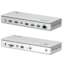 WAVLINK UTD45 96W Charging 8K / 4K Display Thunderbolt 4 Docking Station 13-in-1 Hub, US Plug, UK Plug, EU Plug, AU Plug