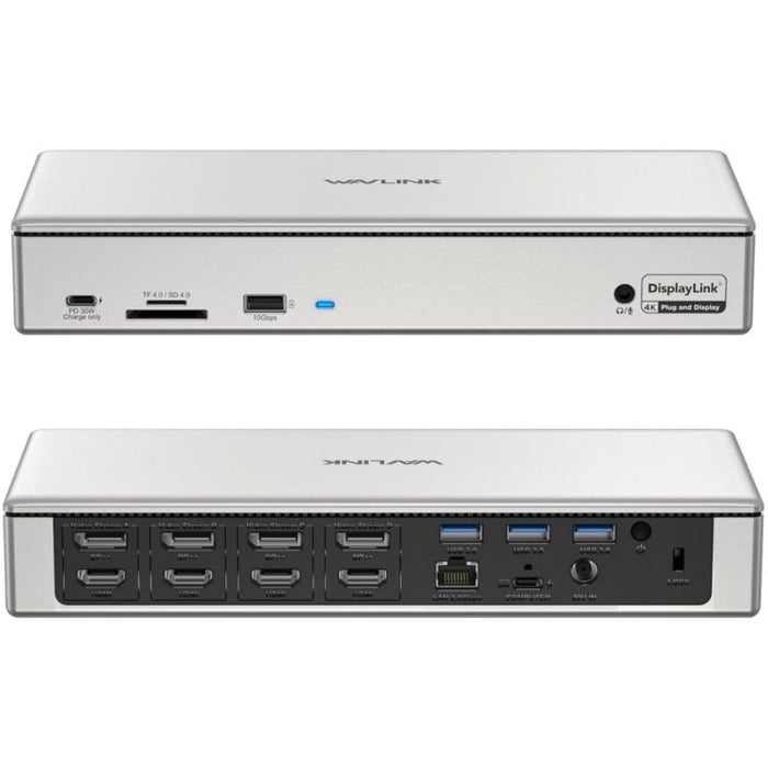WAVLINK UG69PD12 DisplayLink Docking Station Quad  Monitors For Laptops M1 / M2 / Mac & Windows, US Plug, UK Plug, EU Plug, AU Plug