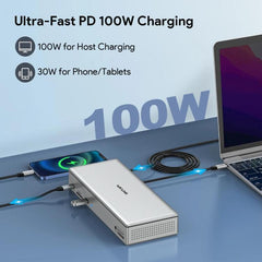 WAVLINK UG69PD12 DisplayLink Docking Station Quad  Monitors For Laptops M1 / M2 / Mac & Windows, US Plug, UK Plug, EU Plug, AU Plug