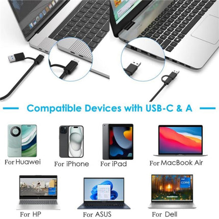 WAVLINK ST347 One-Click Offline Clone Dual Slot M.2 SSD Enclosure USB-C 3.2 Gen2 10Gbps, ST347