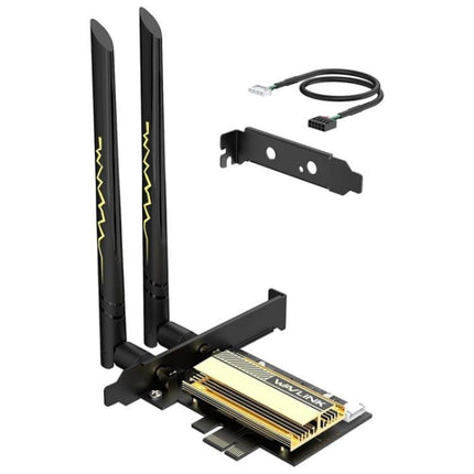 WAVLINK WN675X3-C WiFi 6E Pcie WiFi Network Card Adapter Triple Band AX210 AX5400, WN675X3-C