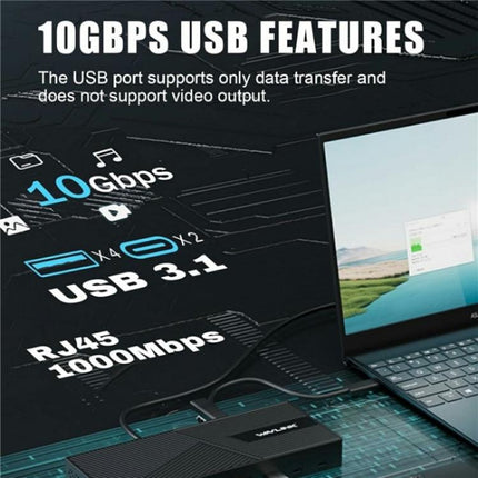 WAVLINK UG63PD25 15 in 1 DisplayLink Docking Station Support Triple Display 130W Power-in