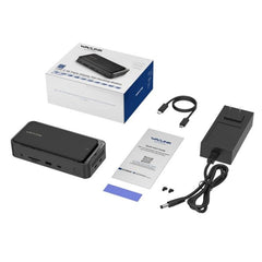 WAVLINK UMD23M For Laptop Tablet 13 in 1 USB-C Hub 10Gbps M.2 Pcie / SATA SSD Enclosure, UMD23M