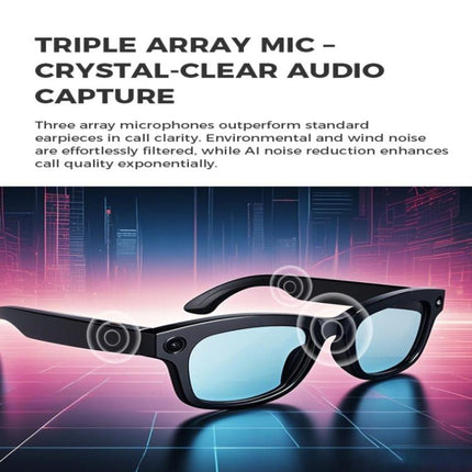 M01 Smart Glasses, with HD Camera, Support Bluetooth Call, AI Intelligent Translation