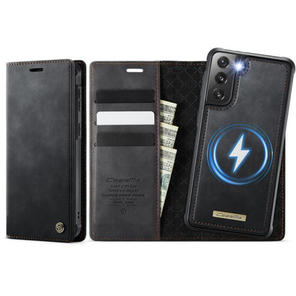 CaseMe C49 Magnetic RFID Blocking Detachable Wallet Leather Phone Case, For Samsung Galaxy S22+ 5G, For Samsung Galaxy S22 5G, For Samsung Galaxy S21 FE 5G, For Samsung Galaxy S21 5G
