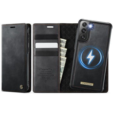 CaseMe C49 Magnetic RFID Blocking Detachable Wallet Leather Phone Case, For Samsung Galaxy S22+ 5G, For Samsung Galaxy S22 5G, For Samsung Galaxy S21 FE 5G, For Samsung Galaxy S21 5G