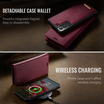 CaseMe C49 Magnetic RFID Blocking Detachable Wallet Leather Phone Case, For Samsung Galaxy S21+ 5G, For Samsung Galaxy S21 Ultra 5G, For Samsung Galaxy S20 Ultra, For Samsung Galaxy S20