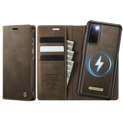CaseMe C49 Magnetic RFID Blocking Detachable Wallet Leather Phone Case, For Samsung Galaxy S21+ 5G, For Samsung Galaxy S21 Ultra 5G, For Samsung Galaxy S20 Ultra, For Samsung Galaxy S20