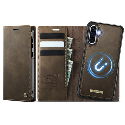 CaseMe C49 Magnetic RFID Blocking Detachable Wallet Leather Phone Case, For Samsung Galaxy S25 FE 5G, For Samsung Galaxy S25 Edge 5G, For Samsung Galaxy A56 5G, For Samsung Galaxy S25 Ultra 5G