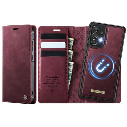 CaseMe C49 Magnetic RFID Blocking Detachable Wallet Leather Phone Case, For Samsung Galaxy A14 5G / M44, For Samsung Galaxy A55 / A35 5G, For Samsung Galaxy A13 / A04s, For Samsung Galaxy A52 / A52s