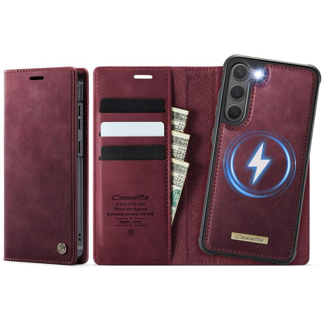CaseMe C49 Magnetic RFID Blocking Detachable Wallet Leather Phone Case, For Samsung Galaxy S23 5G, For Samsung Galaxy S20 FE, For Samsung Galaxy A53 5G, For Samsung Galaxy S22 Ultra 5G