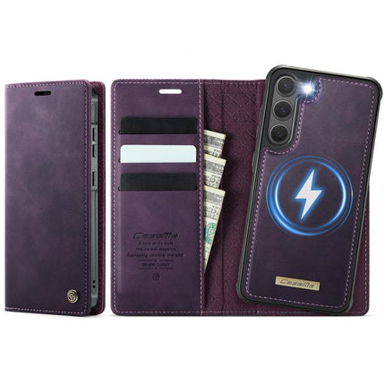 CaseMe C49 Magnetic RFID Blocking Detachable Wallet Leather Phone Case, For Samsung Galaxy S23 5G, For Samsung Galaxy S20 FE, For Samsung Galaxy A53 5G, For Samsung Galaxy S22 Ultra 5G
