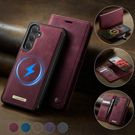 CaseMe C49 Magnetic RFID Blocking Detachable Wallet Leather Phone Case, For Samsung Galaxy S23 FE 5G, For Samsung Galaxy A54 5G, For Samsung Galaxy S23 Ultra 5G, For Samsung Galaxy S23+ 5G