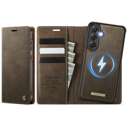 CaseMe C49 Magnetic RFID Blocking Detachable Wallet Leather Phone Case, For Samsung Galaxy S23 FE 5G, For Samsung Galaxy A54 5G, For Samsung Galaxy S23 Ultra 5G, For Samsung Galaxy S23+ 5G