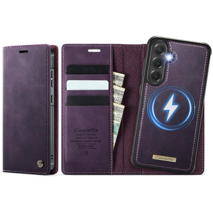 CaseMe C49 Magnetic RFID Blocking Detachable Wallet Leather Phone Case, For Samsung Galaxy S23 FE 5G, For Samsung Galaxy A54 5G, For Samsung Galaxy S23 Ultra 5G, For Samsung Galaxy S23+ 5G