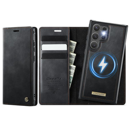 CaseMe C49 Magnetic RFID Blocking Detachable Wallet Leather Phone Case, For Samsung Galaxy A16 5G, For Samsung Galaxy S24 FE 5G, For Samsung Galaxy S24 Ultra 5G, For Samsung Galaxy A15