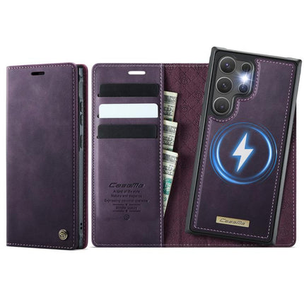 CaseMe C49 Magnetic RFID Blocking Detachable Wallet Leather Phone Case, For Samsung Galaxy S25 FE 5G, For Samsung Galaxy S25 Edge 5G, For Samsung Galaxy A56 5G, For Samsung Galaxy S25 Ultra 5G
