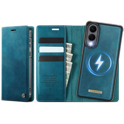 CaseMe C49 Magnetic RFID Blocking Detachable Wallet Leather Phone Case, For Samsung Galaxy S25 FE 5G, For Samsung Galaxy S25 Edge 5G, For Samsung Galaxy A56 5G, For Samsung Galaxy S25 Ultra 5G