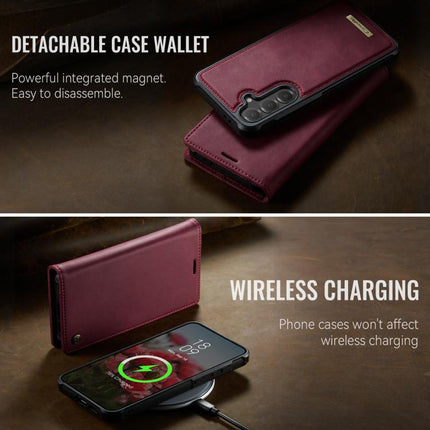 CaseMe C49 Magnetic RFID Blocking Detachable Wallet Leather Phone Case, For Samsung Galaxy S25 FE 5G, For Samsung Galaxy S25 Edge 5G, For Samsung Galaxy A56 5G, For Samsung Galaxy S25 Ultra 5G