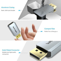WAVLINK CAH5 For PC TV Projector DisplayPort to HDMI Adapter 4K 60Hz Video Converter