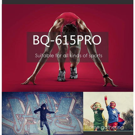BQ615 PRO Colorful LED Wireless HiFi Stereo Speaker, Combines Bluetooth + TF card player + FM radio + AUX + NFC, BQ615 PRO