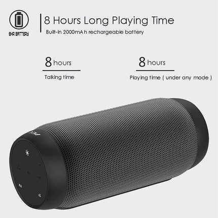 BQ615 PRO Colorful LED Wireless HiFi Stereo Speaker, Combines Bluetooth + TF card player + FM radio + AUX + NFC, BQ615 PRO