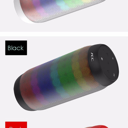 BQ615 PRO Colorful LED Wireless HiFi Stereo Speaker, Combines Bluetooth + TF card player + FM radio + AUX + NFC, BQ615 PRO