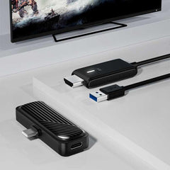 Wireless HDMI Transmitter and Receiver For iPhone15/Laptop/PC/TV/Box/Projector
