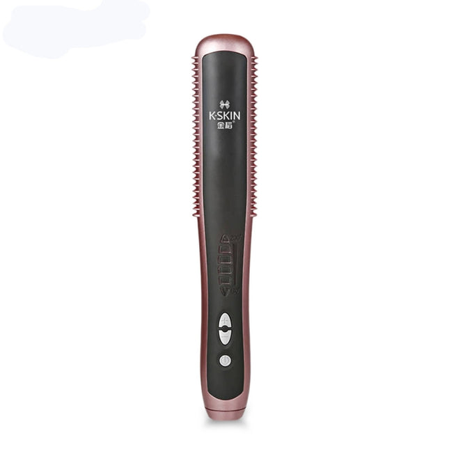 K-SKIN KD388A Electric Ceramic Hair Straightener Combs PTC Heating Hair Care Styling Comb Auto Massager Straightening Lrons
