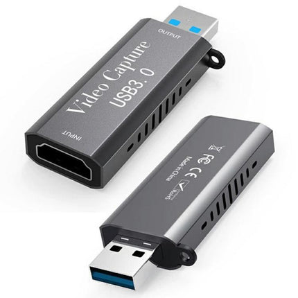 HU-07 HD to USB 3.0 Video Capture Card 1080P 60Hz Game Recording Adapter, HU-07