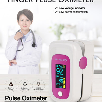 M160 Finger Pulse Oximeter Medical Special, M160 (Rose Red), M160 (Blue), M160 (Gray)