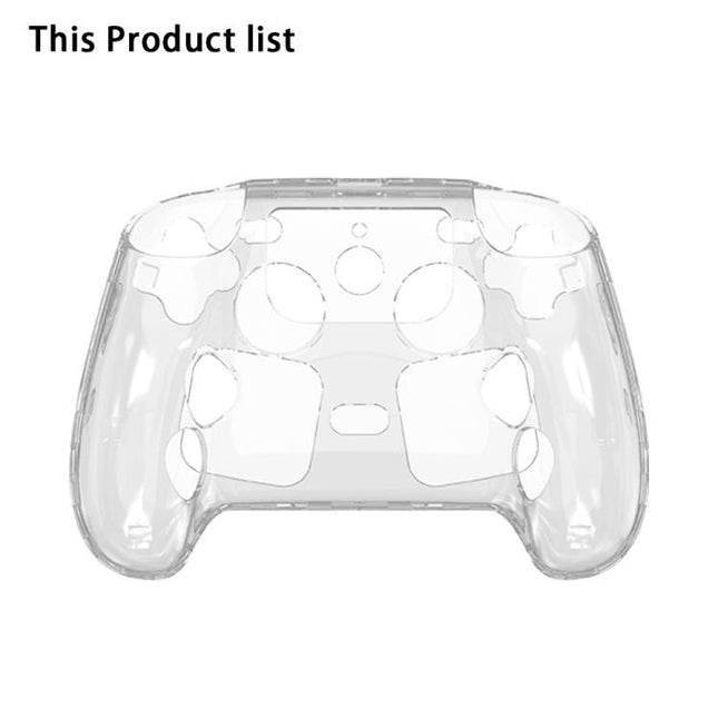 For 2026 Steam Controller 2 Transparent Crystal PC Hard Shell Anti-Drop Protective Case