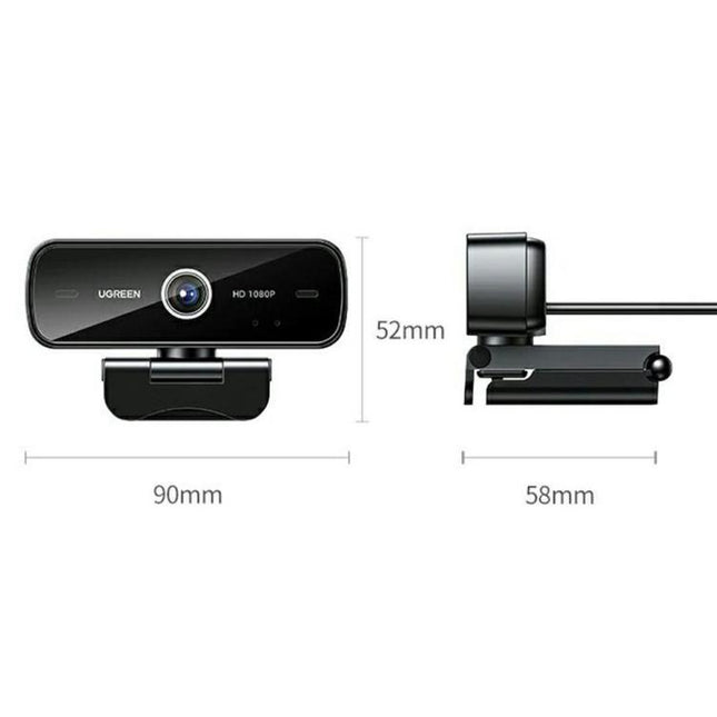 UGREEN CM925-75587 Built-in Dual Microphone USB 1080P HD Camera