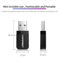 COMFAST CF-812AC USB WiFi Adapter-1300 Mbps USB di Rete Wireless wiFi, CF-812AC
